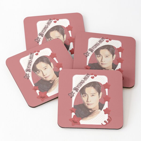 Item preview, Lee Byung-hun (이병헌) Korean Actor Kdrama Card Red Aesthetic Collage Design designed and sold by AJUNICE STUDIO.