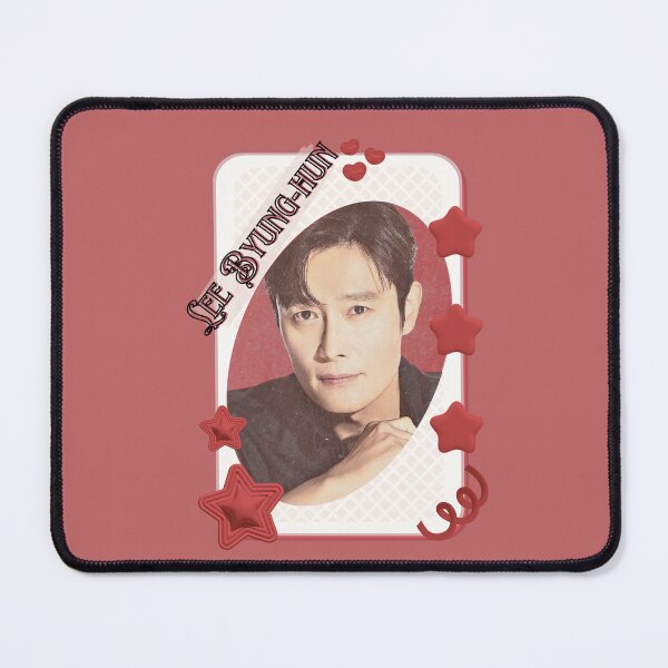 Item preview, Lee Byung-hun (이병헌) Korean Actor Kdrama Card Red Aesthetic Collage Design designed and sold by AJUNICE STUDIO.