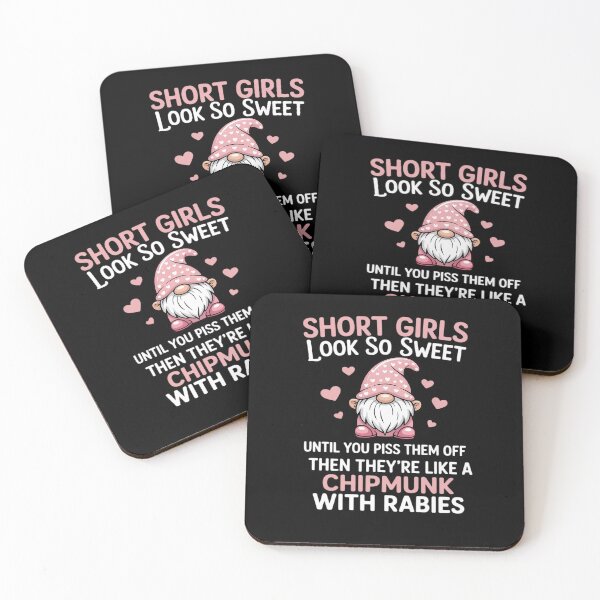 Item preview, Short Girls Look So Sweet Cute Until You Piss Them Off Gnome designed and sold by DrewLeuschke.