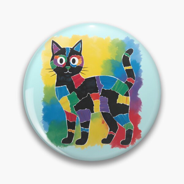 Item preview, A cool colourful cat designed and sold by Studio Nigel.