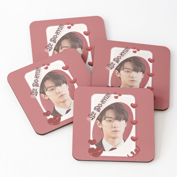 Item preview, Lee Do-hyun (이도현) Korean Actor Kdrama Card Red Aesthetic Collage Design designed and sold by AJUNICE STUDIO.