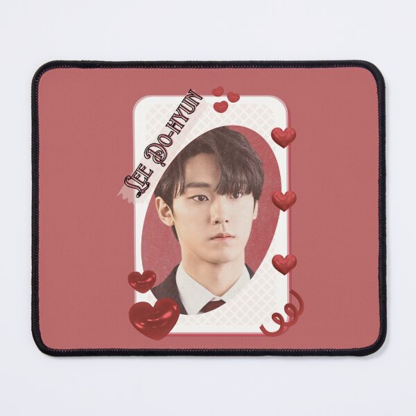 Item preview, Lee Do-hyun (이도현) Korean Actor Kdrama Card Red Aesthetic Collage Design designed and sold by AJUNICE STUDIO.