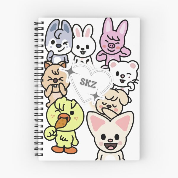 Item preview, SKZOO WolfChan Leebit Dwaekki Jiniret HANQOUKKA Bbokkari PuppyM FoxI.NY shirt KARMA stray kids stay images group bang chan lee know changbin hyunjin han felix seungmin jeongin kpop skzoo designed and sold by Kpop-Noona.