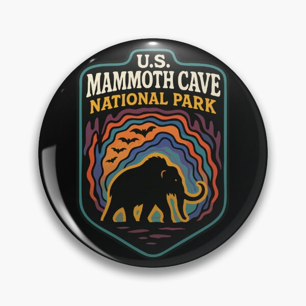 Item preview, Mammoth Cave National Park Retro Travel designed and sold by TomFrontierArt.