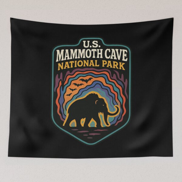 Item preview, Mammoth Cave National Park Retro Travel designed and sold by TomFrontierArt.