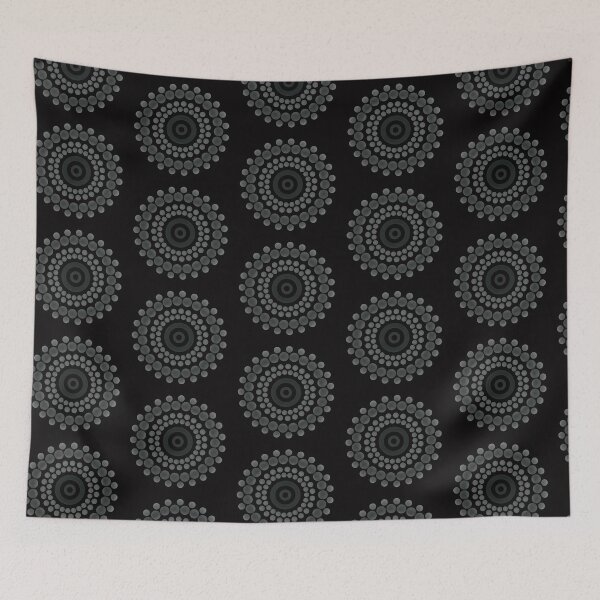Item preview, Mandala with grey circles designed and sold by AlbertoRuiZ.