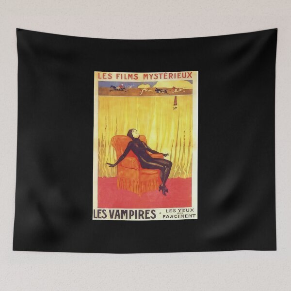 Item preview,  Silent movie French Les Vampires poster designed and sold by stevepaint.