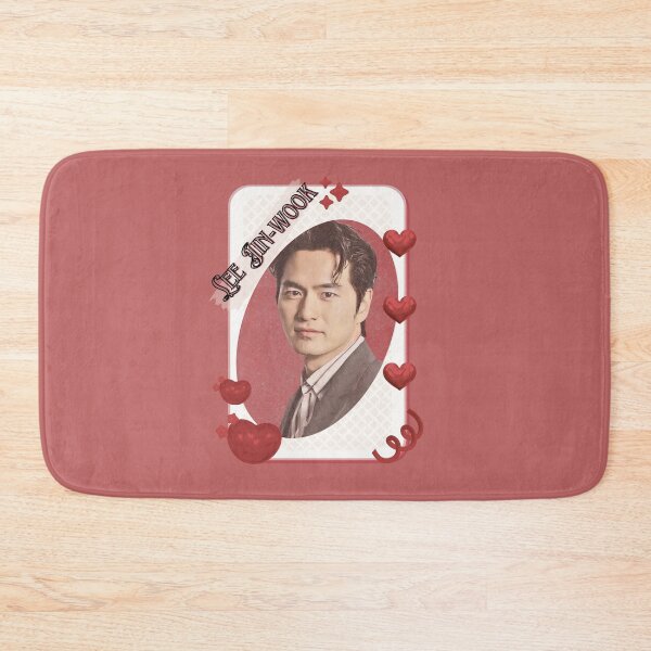 Item preview, Lee Jin-wook (이진욱) Korean Actor Kdrama Card Red Aesthetic Collage Design designed and sold by AJUNICE STUDIO.