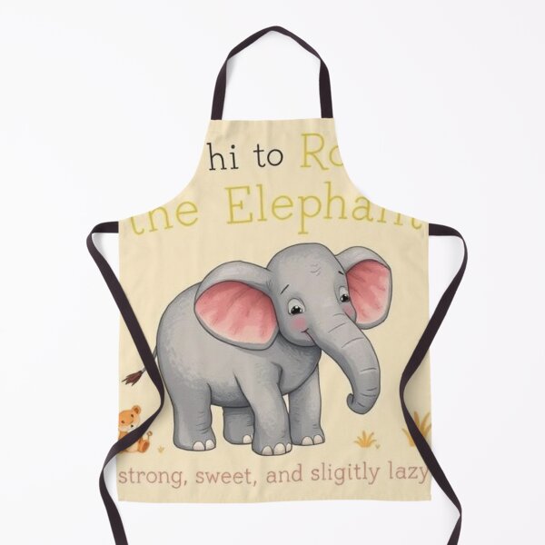 Item preview, Say hi to Rocky the Elephant – strong, sweet, and slightly lazy designed and sold by SSMC DREAM DESIGN.