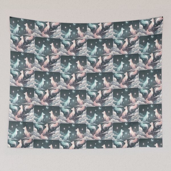 Item preview, Starlit Foxes - Magical Animals Collection designed and sold by CuccoCards.
