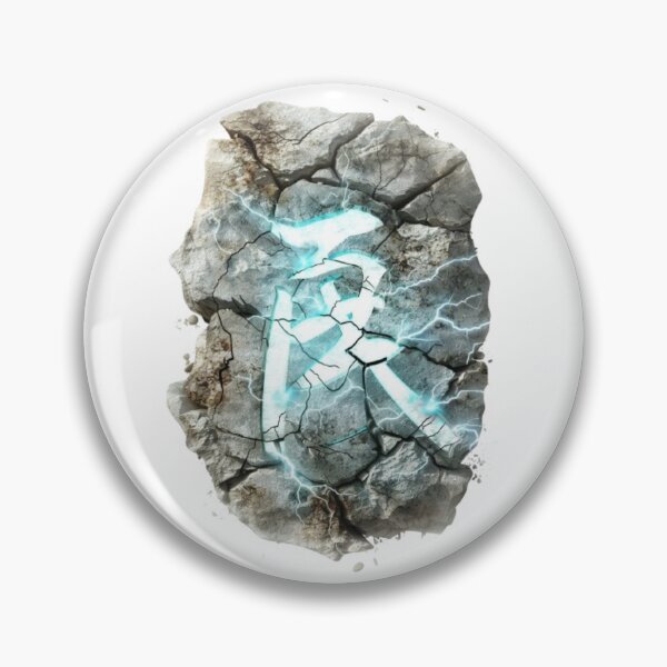 Item preview, Rune of Frost – Glowing Ice Stone Symbol designed and sold by AlexLineArt.