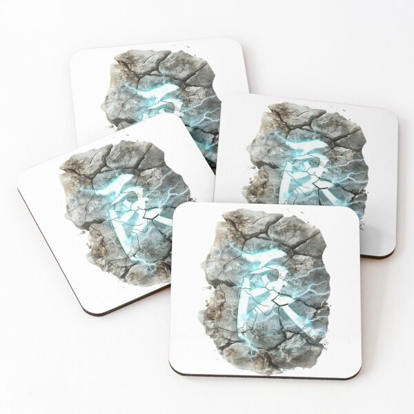 Item preview, Rune of Frost – Glowing Ice Stone Symbol designed and sold by AlexLineArt.
