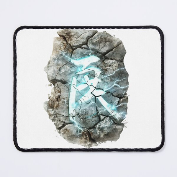 Item preview, Rune of Frost – Glowing Ice Stone Symbol designed and sold by AlexLineArt.