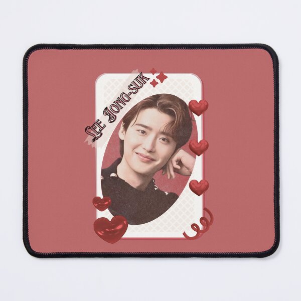 Item preview, Lee Jong-suk (이종석) Korean Actor Kdrama Card Red Aesthetic Collage Design designed and sold by AJUNICE STUDIO.