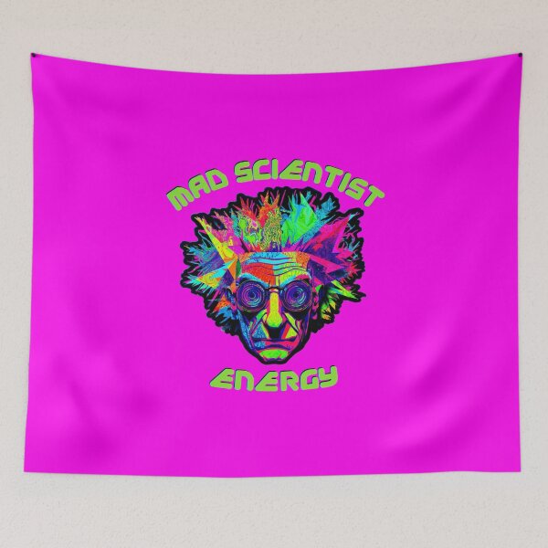 Item preview, Mad Scientist Energy – Vivid Neon Science Design designed and sold by sciencenotes.