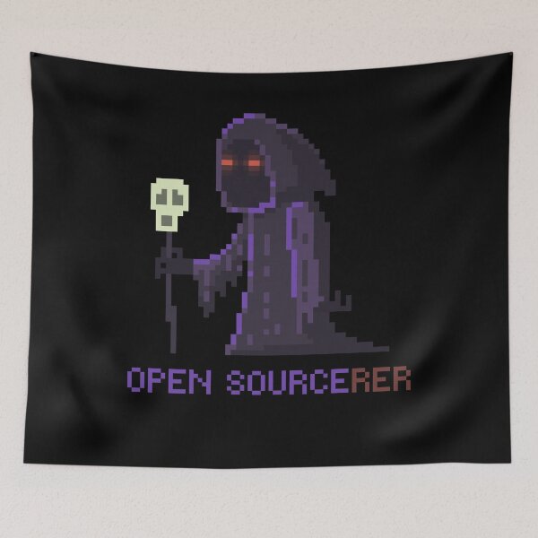 Item preview, Open Sourcerer Works On My Machine Meme | Dead Inside Coder Wizard Funny Gift designed and sold by Mohamed5Naser.