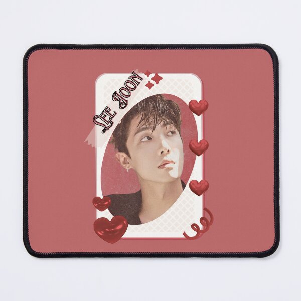 Item preview, Lee Joon (이준) Korean Actor Kdrama Card Red Aesthetic Collage Design designed and sold by AJUNICE STUDIO.