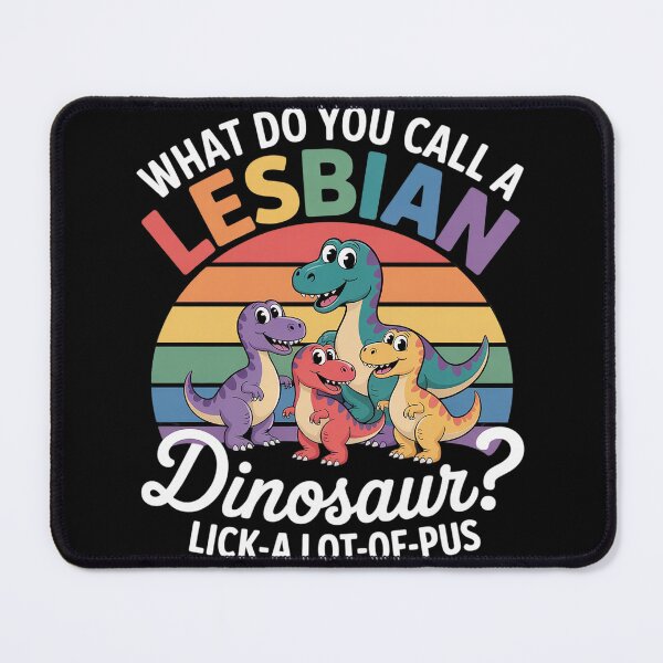 Item preview, Lesbian Dinosaur Joke Lesbian designed and sold by KonstanKoraner.
