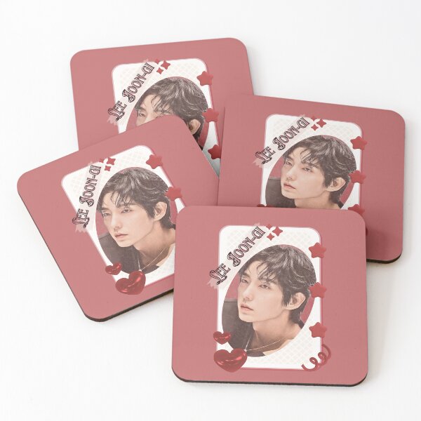 Item preview, Lee Joon-gi (이준기) Korean Actor Kdrama Card Red Aesthetic Collage Design designed and sold by AJUNICE STUDIO.