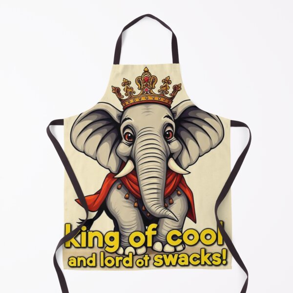 Item preview, Raju the Elephant – king of cool and lord of snacks designed and sold by SSMC DREAM DESIGN.