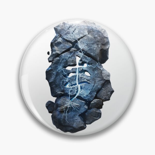 Item preview, Rune of Storm – Ancient Glowing Stone Symbol designed and sold by AlexLineArt.