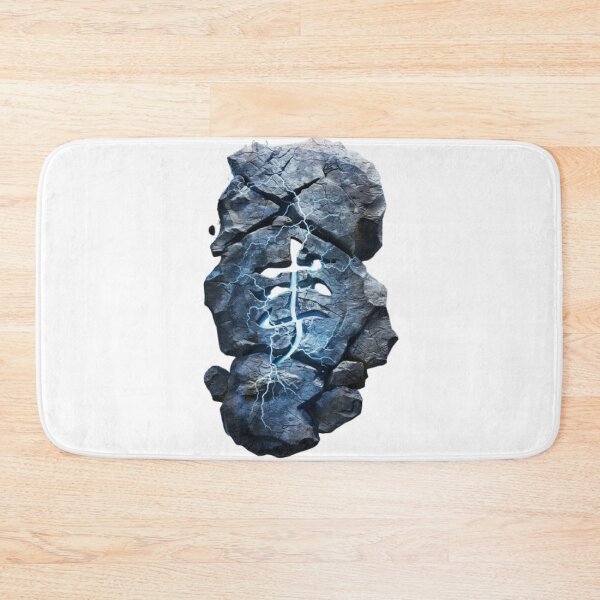 Item preview, Rune of Storm – Ancient Glowing Stone Symbol designed and sold by AlexLineArt.