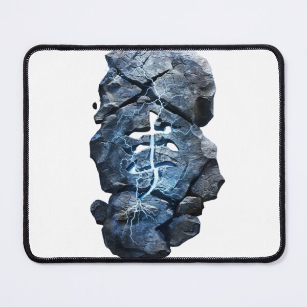 Item preview, Rune of Storm – Ancient Glowing Stone Symbol designed and sold by AlexLineArt.