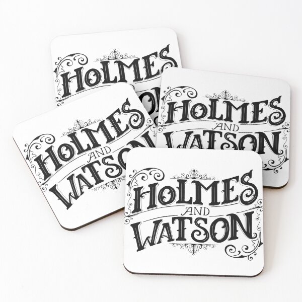 Item preview, Holmes and Watson Typography designed and sold by NessaHero.