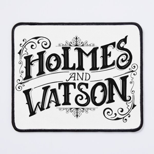 Item preview, Holmes and Watson Typography designed and sold by NessaHero.