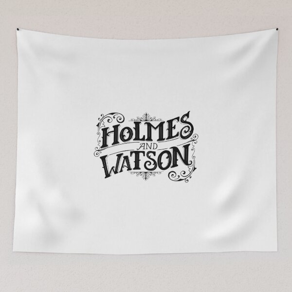 Item preview, Holmes and Watson Typography designed and sold by NessaHero.