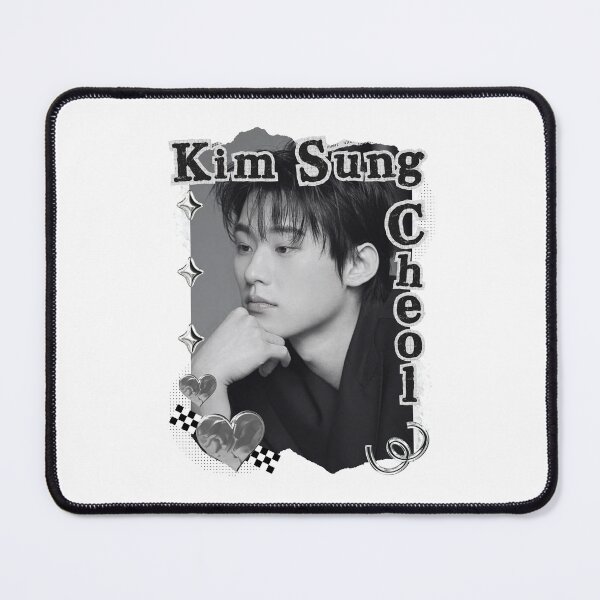 Item preview, Kim Sung-cheol (김성철) Korean Actor Kdrama Black and White Collage Digital Art Portrait designed and sold by AJUNICE STUDIO.