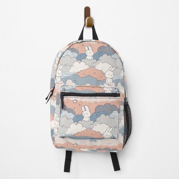 Item preview, Miffy-Inspired Bunny Cloud Seamless Pattern designed and sold by Wall Hues.