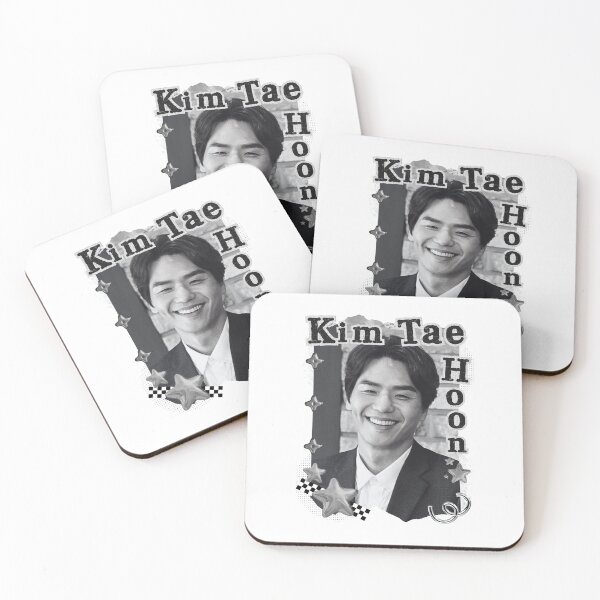 Item preview,    Kim Tae-hoon (김태훈)  Korean Actor Kdrama Black and White Collage Digital Art Portrait designed and sold by AJUNICE STUDIO.