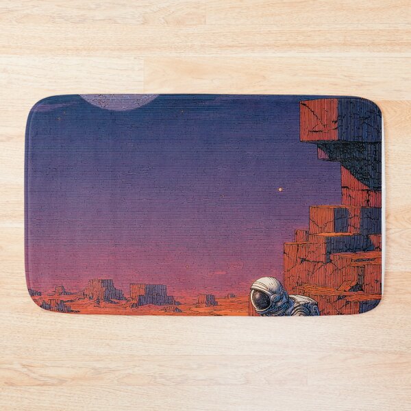 Item preview, Astronaut Alone on Mars, Full Moon designed and sold by Wall Hues.