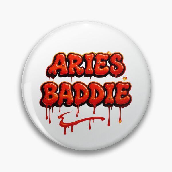 Item preview, Aries Baddie Graffiti – Fiery 3D Street Style Design with Bold Red & Orange Energy designed and sold by Embrace Tall.