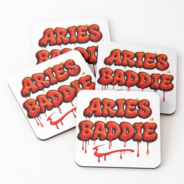Item preview, Aries Baddie Graffiti – Fiery 3D Street Style Design with Bold Red & Orange Energy designed and sold by Embrace Tall.