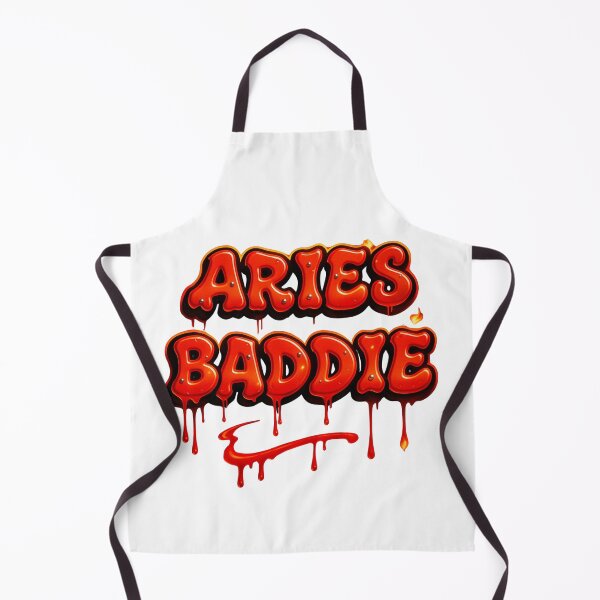 Item preview, Aries Baddie Graffiti – Fiery 3D Street Style Design with Bold Red & Orange Energy designed and sold by Embrace Tall.