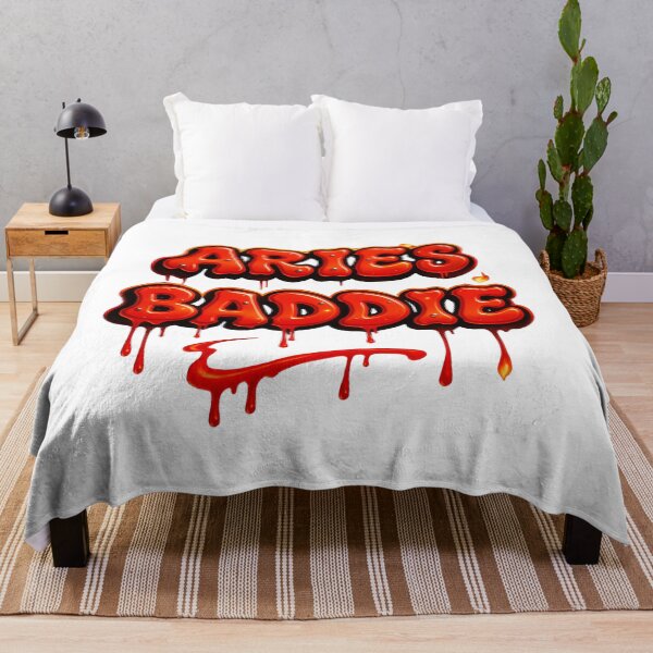 Item preview, Aries Baddie Graffiti – Fiery 3D Street Style Design with Bold Red & Orange Energy designed and sold by Embrace Tall.