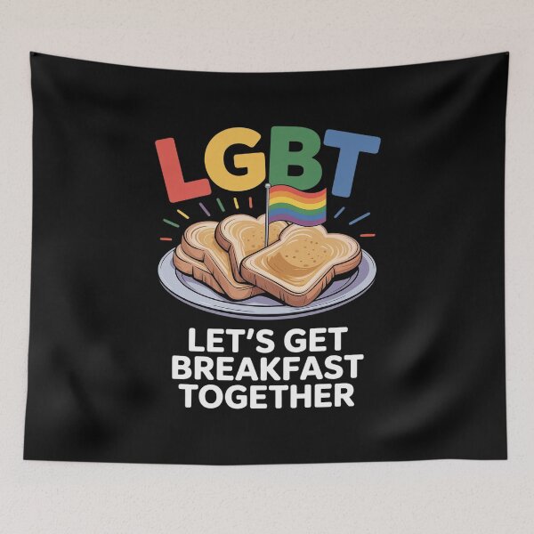 Item preview,  LGBT Let's Get Breakfast Together  designed and sold by KonstanKoraner.