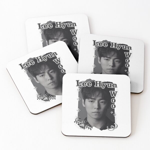 Item preview, Lee Hyun-woo (이현우) Korean Actor Kdrama Black and White Collage Digital Art Portrait designed and sold by AJUNICE STUDIO.