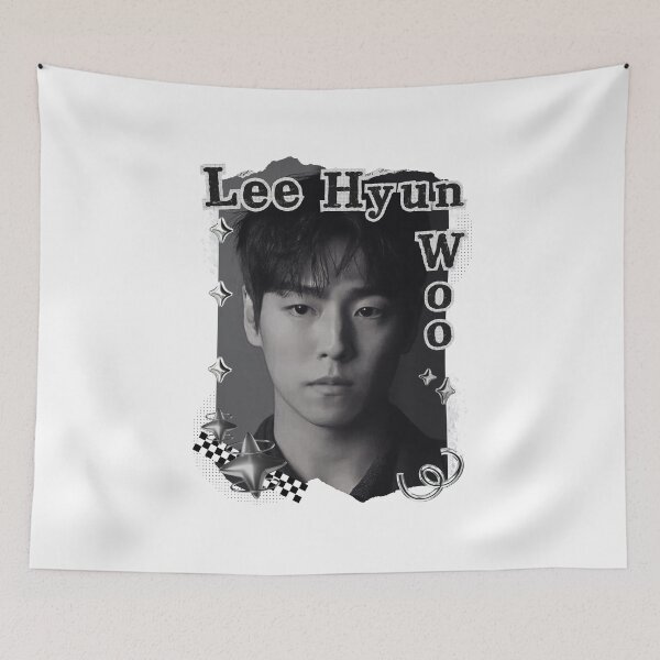 Item preview, Lee Hyun-woo (이현우) Korean Actor Kdrama Black and White Collage Digital Art Portrait designed and sold by AJUNICE STUDIO.