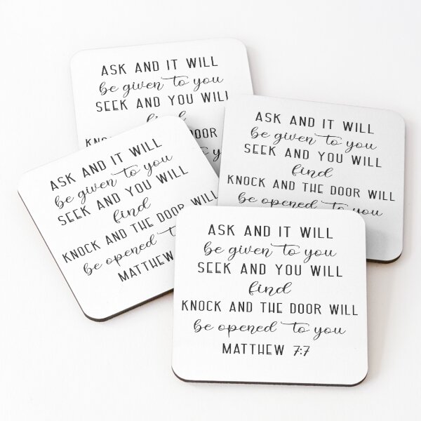 Item preview, matthew 7:7 designed and sold by OCD_JESSICA.