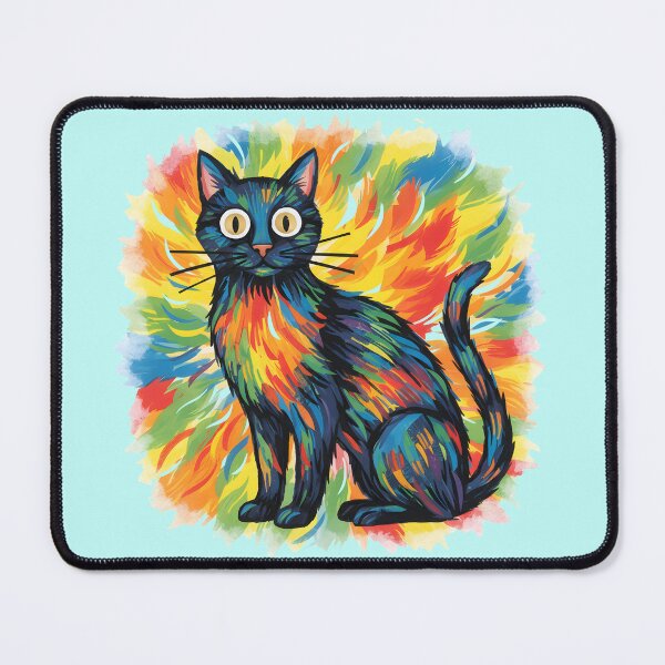 Item preview, A beautiful colourful cat designed and sold by Studio Nigel.