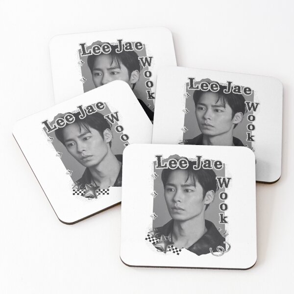 Item preview, Lee Jae-wook (이재욱) Korean Actor Kdrama Black and White Collage Digital Art Portrait designed and sold by AJUNICE STUDIO.