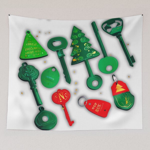 Item preview, Now You Say Christmas Tree Key designed and sold by Zofia Sosnecka.