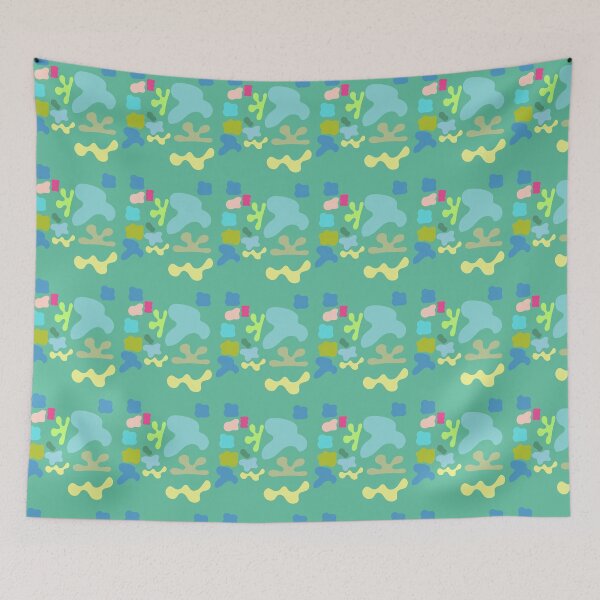 Item preview, Irregular abstract Summer shapes designed and sold by BritishDelights.