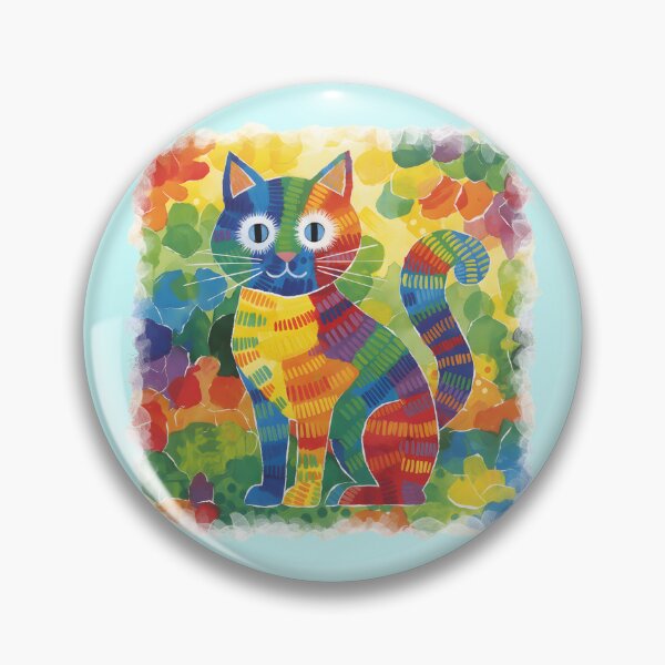 Item preview, A beautiful, very colourful cat designed and sold by Studio Nigel.