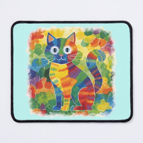 Item preview, A beautiful, very colourful cat designed and sold by Studio Nigel.