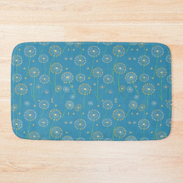 Item preview, Copy of Elegant Dandelion Pattern on Blue – Modern Botanical Art Print designed and sold by PAPIRO SIGLO XXI.
