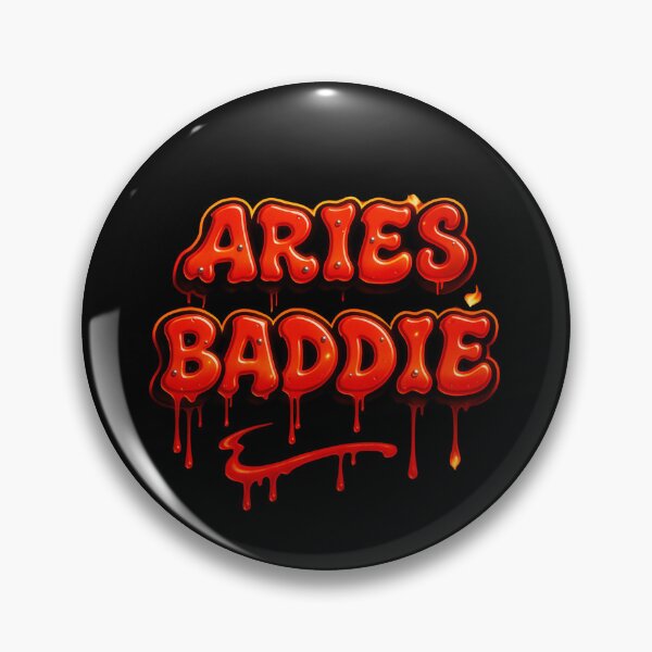 Item preview, Black Aries Baddie Graffiti – Fiery 3D Street Style Design with Bold Red & Orange Energy designed and sold by Embrace Tall.